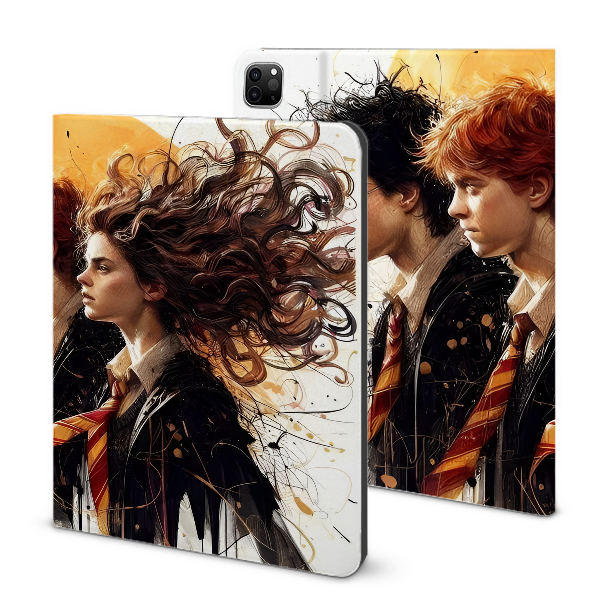 （画像用） Harry Potter ハリー・ポッターシリーズ IPad ケース ブック型 PUレザー TPU 耐衝撃 軽量 薄型 ペン収納なし 全面保護 IPad 各モデル対応